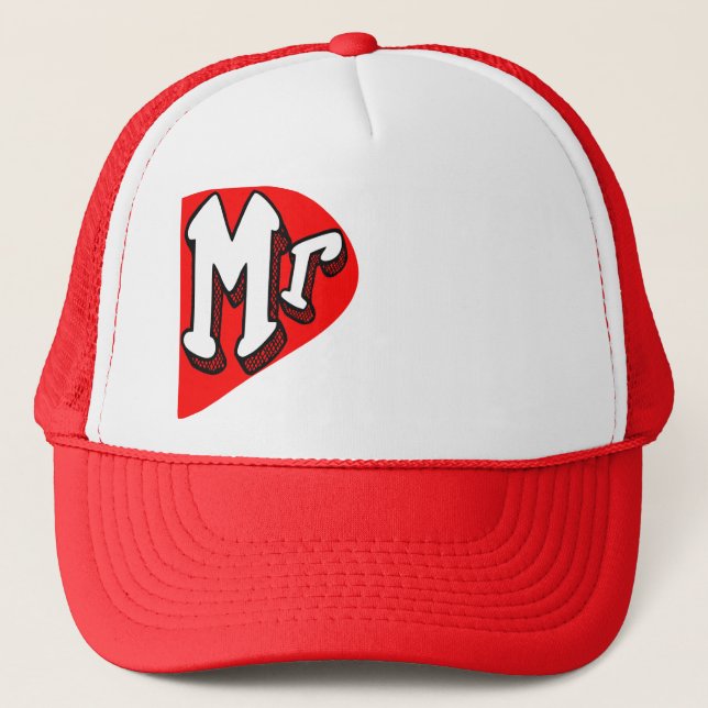 Funny couple matching hat, set x2 Mrs. and Mr. Trucker Hat (Front)