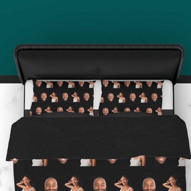 Funny Couple Personalized 2 Face Photo Pillow Case (Funny Couple Personalized 2 Face Photo Pillow Case)