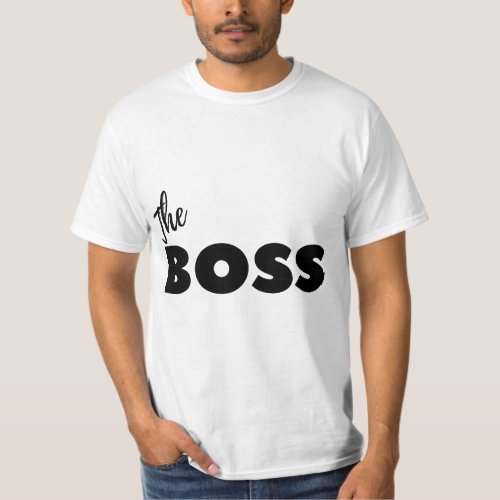 Funny Couple Shirt Boss Men