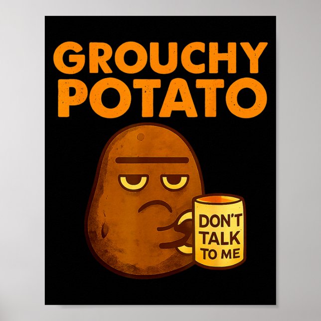 Funny Couple Sweet Tato &amp; Grouchy Tato  Poster (Front)