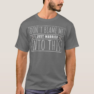 Funny Couples Newly Married Wedding Bride Groom Ma T-Shirt