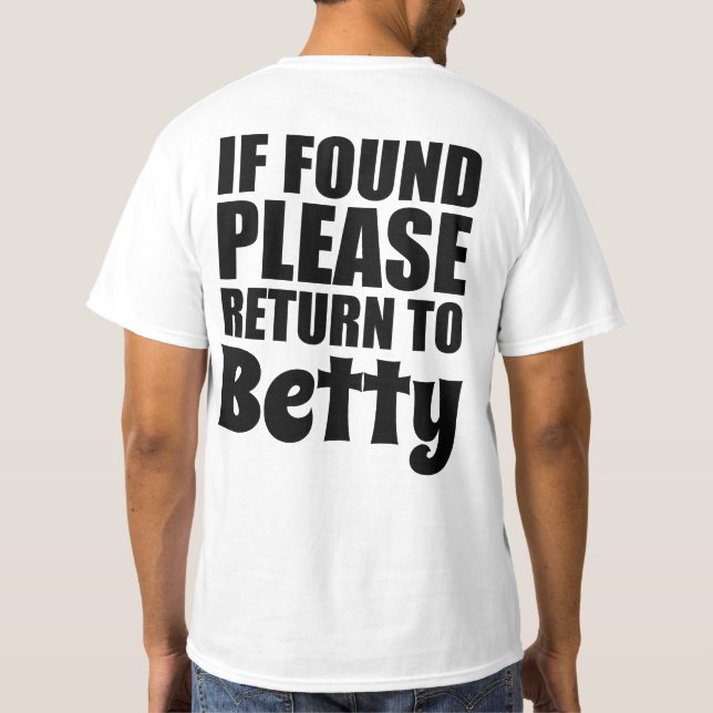 Funny Couples Shirts Personalized (Back)