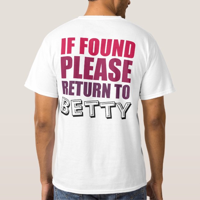 Funny Couples Shirts Personalized (Back)