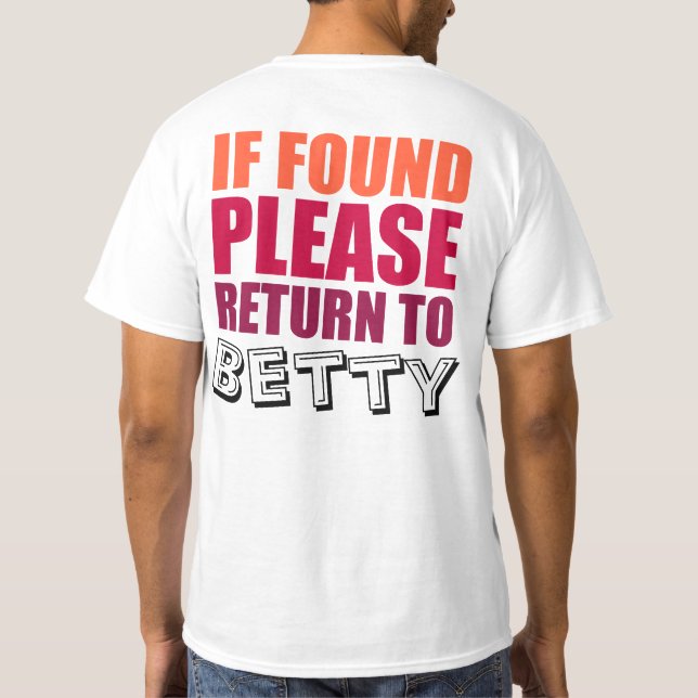 Funny Couples Shirts Personalized (Back)