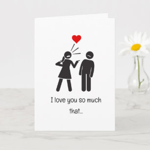 Funny Couples Valentine Card – For Him