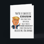 Funny Cousin Birthday Best Gift Card<br><div class="desc">Apparel gifts for men,  women,  boys,  kids,  couples and groups. Perfect for Birthdays,  Anniversaries,  School,  Graduations,  Holidays,  Christmas.</div>