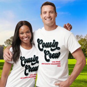 Funny Cousin Crew Family Reunion T-Shirt