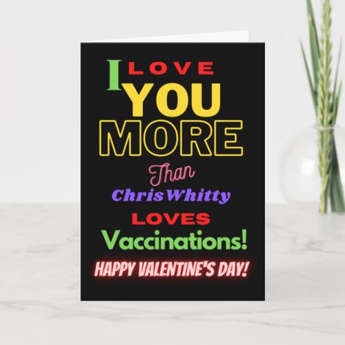 Funny Covid Text Happy Valentines Day Card