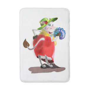 Funny Cow Bath Mat