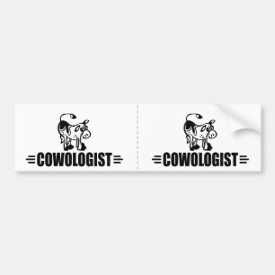 Funny Cow Bumper Sticker