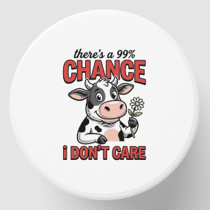 Funny Cow Chance I Don’t Care Vintage Mini Candle Favors