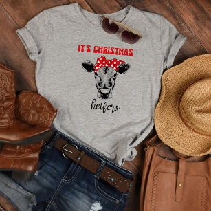 Funny Cow Christmas T-Shirt