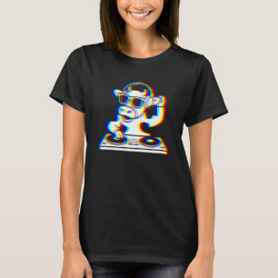 Funny Cow DJ Glitch Rave EDM Music Party T-Shirt