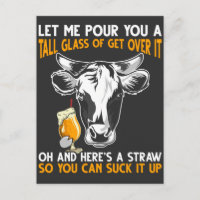 Funny Cow Farmer Quote Beer Lover