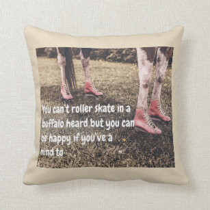 Funny cow memes with cute images with funny Quotes Throw Pillow