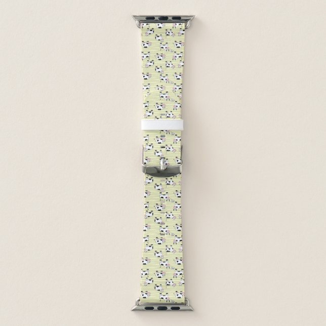 Funny Cow Moo Pattern  Apple Watch Band (Band)