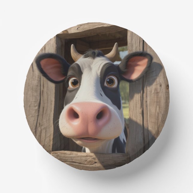 Funny Cow  Paper Bowls (Front)