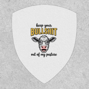 Funny Cow Pasture Vintage Shirt Design_1 Patch