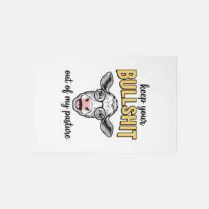 Funny Cow Pasture Vintage Shirt Design_1 Rug