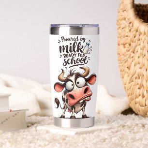 Funny Cow – Powered by Milk, Ready for School Insulated Tumbler