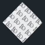 Funny Cow Print Pet Dog Cat Bandana Outfit<br><div class="desc">We love our cute pets!</div>