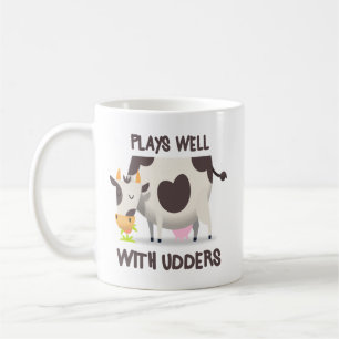 Funny Cow Pun Coffee Mug