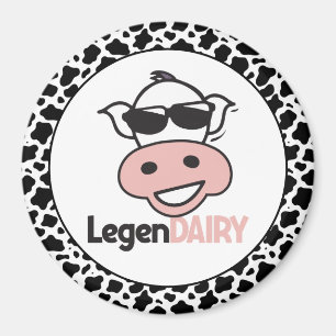 Funny Cow Pun Magnet