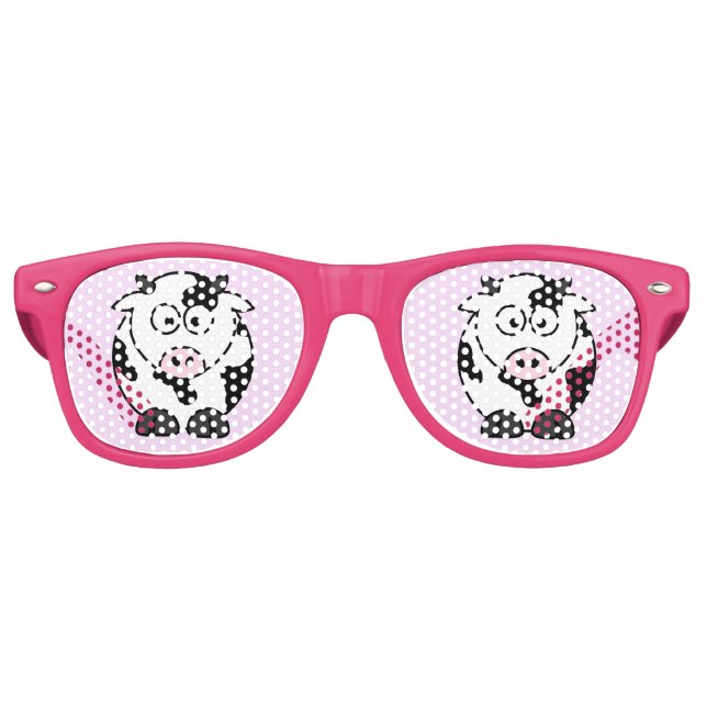 Funny Cow Retro Sunglasses (Front)