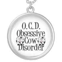 Funny Cow Silver Plated Necklace