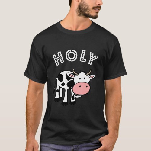 Funny Cow T Shirt Cow Gifts Holy Cute Cow