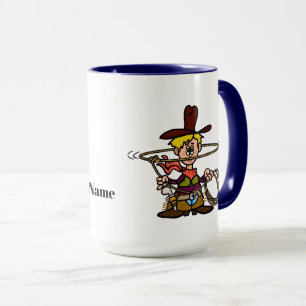 Funny Cowboy and His Horse Mug