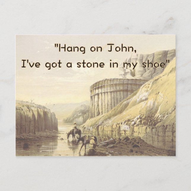 Funny Cowboy Birthday Card Humorous Western USA (Front)