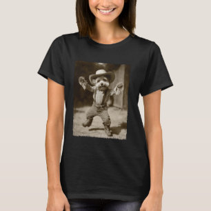 Funny Cowboy Dog Yorkshire Terrier T-Shirt