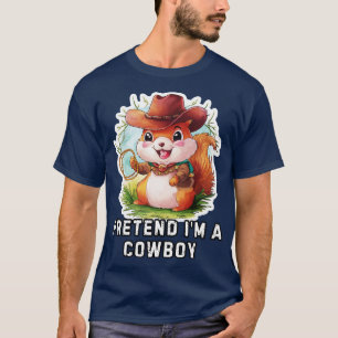 Funny Cowboy Squirrel TShirt