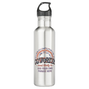 Funny Coworker Gifts Most Likely To : PERSONALIZED Stainless Steel Water Bottle