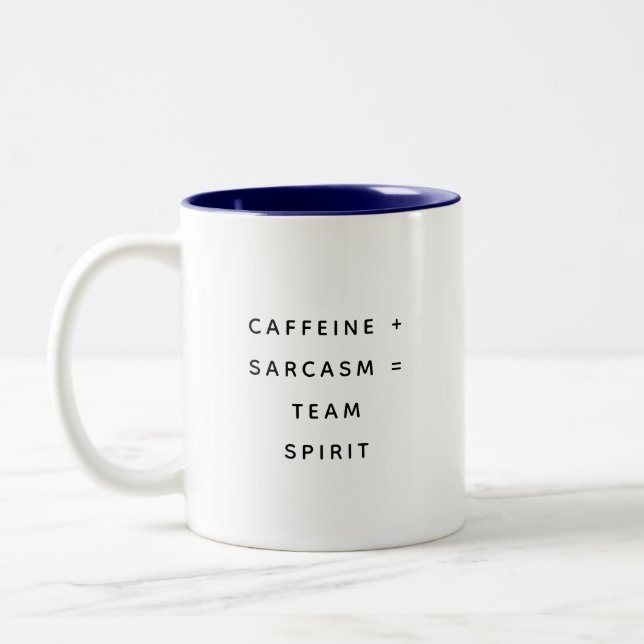 Funny Coworker Quotes Office Humor Gift Mug (Left)