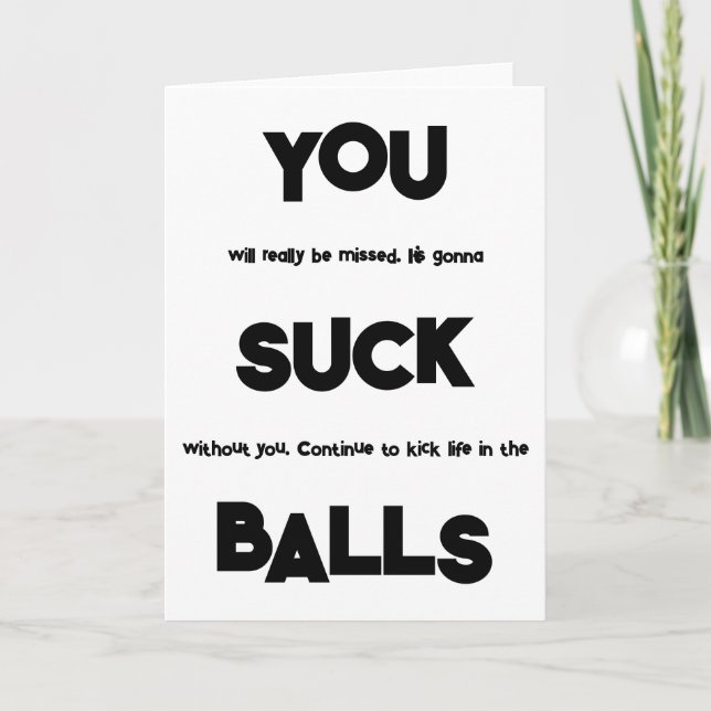 Funny Coworker Resignation Retirement Card (Front)