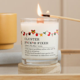 Funny Coworkers Christmas Meme Art Job Description Scented Candle