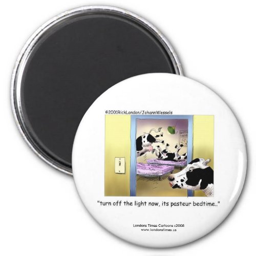 Funny CowsNovelty Magnet Pasteur Bedtime Magnet
