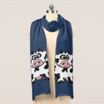 Funny Cows Scarf<br><div class="desc">Cute cartoon cows</div>