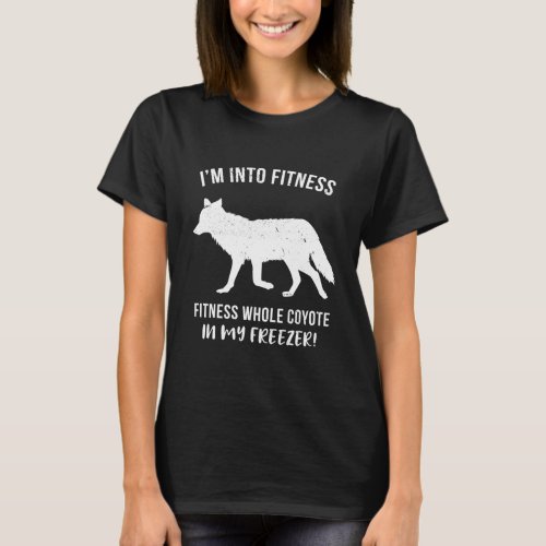 Funny Coyote Hunter Yote Hunting Humor T_Shirt