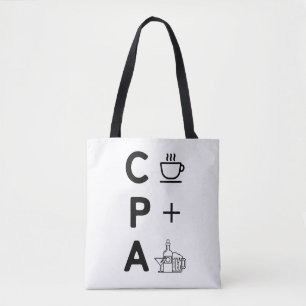 Funny CPA Certified Public Accountant Tax Season Tote Bag