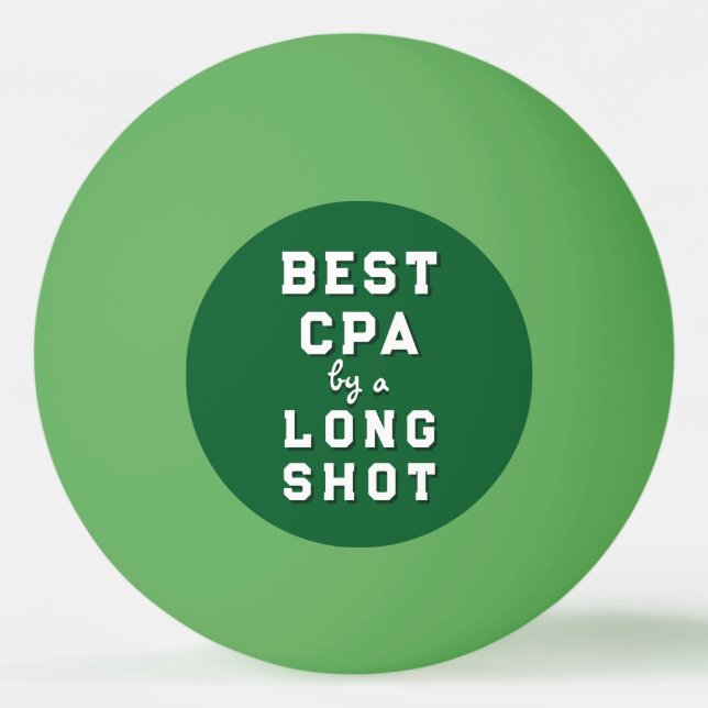 Funny CPA novelty gift Ping Pong Ball (Front)