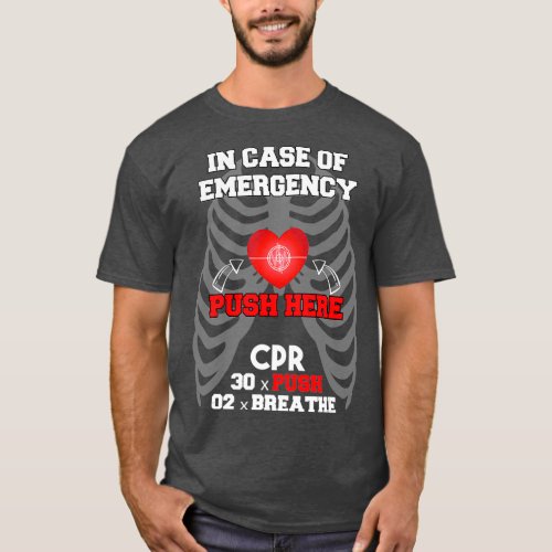 Funny Cpr Instructor First Aid for Nurses CPR T_Shirt