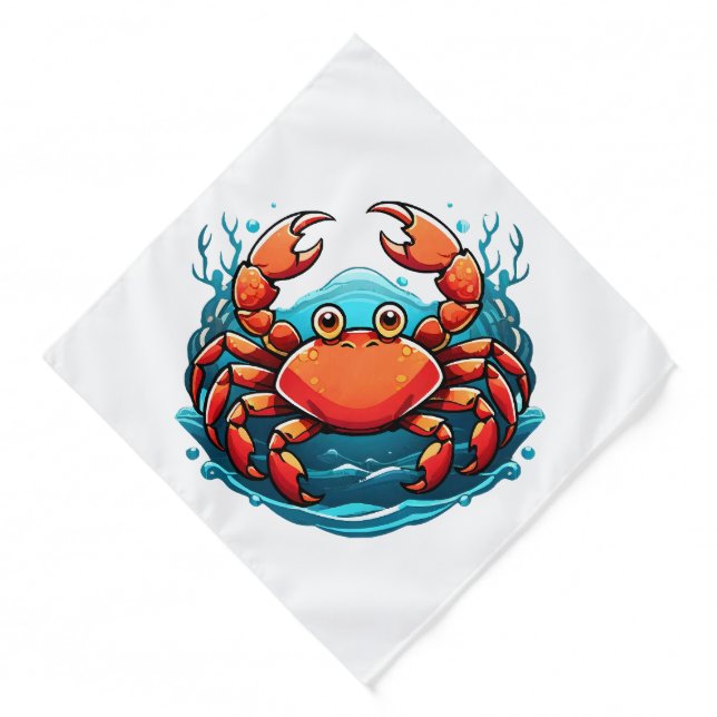 funny-crab bandana (Front)