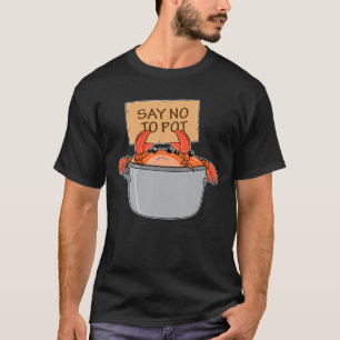 Funny Crab Boil Cooking Seafood Pot Chef T-Shirt