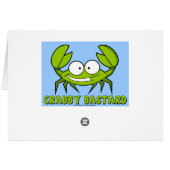Funny crab cards (Back Horizontal)