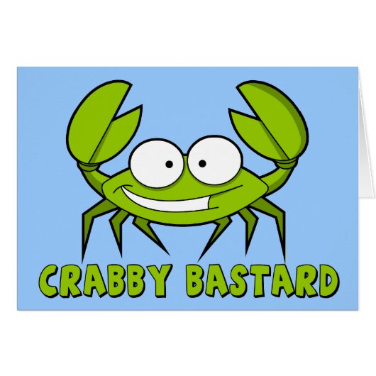 Funny crab cards (Front Horizontal)