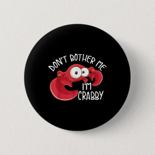 Funny Crab Costume For Men Women Crab Eating Fan C Button