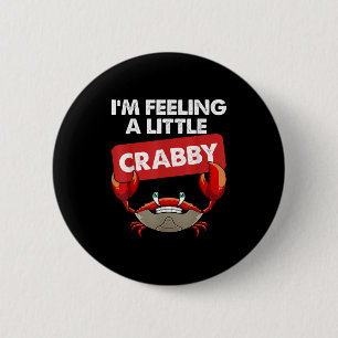 Funny Crab Costume For Men Women Crab Eating Fan C Button